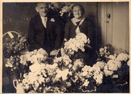 Karel Johannes Kegge & Teuna Bol  - 25 jarig huwelijk feest 27 maart 1932 